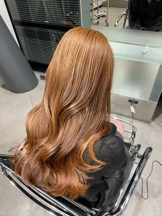 ロング 銀座/レイヤー/ 透明感カラー✨りくのヘアスタイル