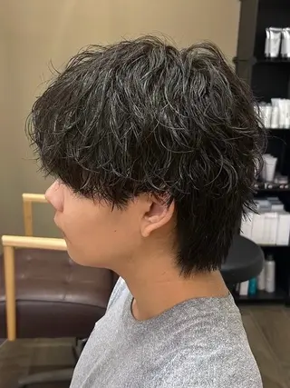パーマ メンズ メンズニュアンス パーマ特化akaneのヘアスタイル