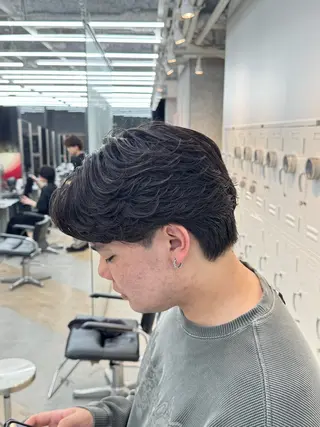 パーマ メンズ ☀️メンズパーマ☀️ /栄/濵﨑新成のヘアスタイル