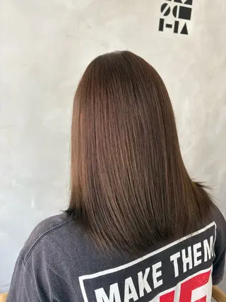 ミディアム omocha umiのヘアスタイル