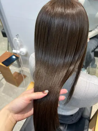 ロング カラー 谷町/Le'a /竹原しおなのヘアスタイル