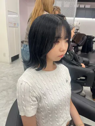 セミロング カラー 💖トレンド春夏 カラー💖FUTAのヘアスタイル