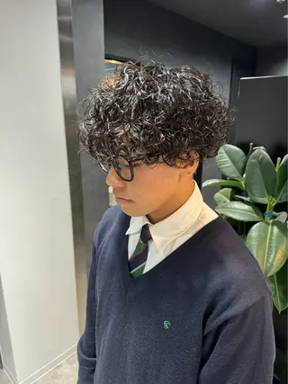 ショート カラー パーマ メンズ 🔥 メンズ 特化🔥RAIのヘアスタイル