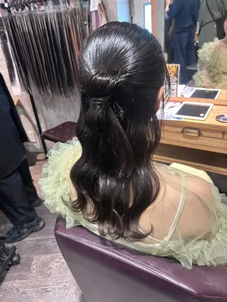 ヘアアレンジ ブリーチ/エクステ/ 新宿/アリルのヘアスタイル