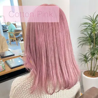 セミロング akina*ブリーチ ♡トレンドヘアのヘアスタイル