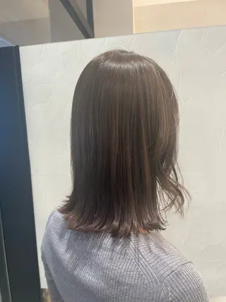 セミロング Moka モデル募集のヘアスタイル