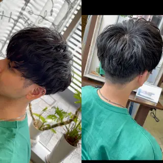 ショート パーマ メンズ 堤太志 メンズパーマ特化のヘアスタイル