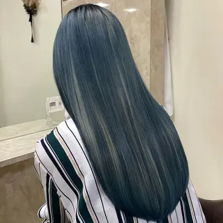ロング 縮毛・酸性ストレート 特化のヘアスタイル