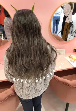 ロング カラー プル艶職人/ にしものヘアスタイル
