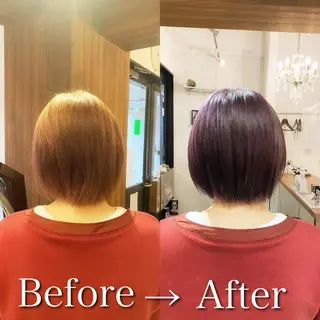 ショート カラー 髪質改善特化 安東駿介のヘアスタイル
