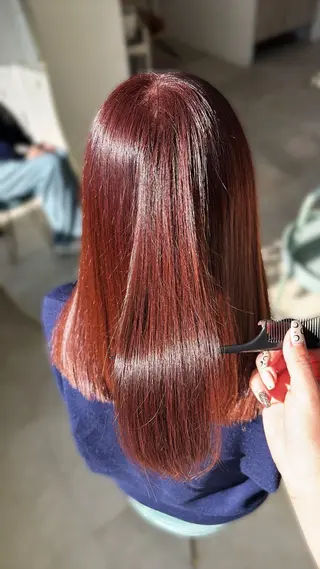 ミディアム Angelica manaのヘアスタイル