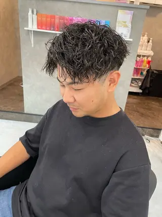 パーマ メンズ marshu umeda所属・✨梅田酸性ストレート 💖NATSUKOのヘアスタイル