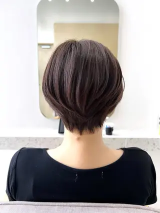 ショート カラー ヘアアレンジ ✨艶髪✨ 吉田誠のヘアスタイル