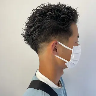 ショート カラー パーマ メンズ 🔥メンズカラー🔥 セヤシュウヘイのヘアスタイル