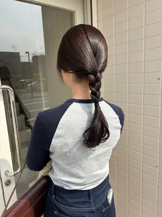 セミロング 桑本 さと子のヘアスタイル