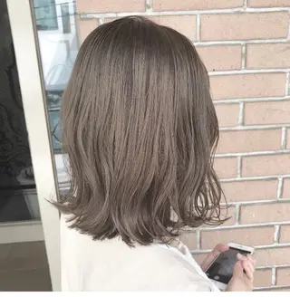 ミディアム 🔥コテ巻き風 ボブパーマ🔥のヘアスタイル