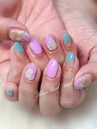 ネイル Blue bird  nailのネイルデザイン