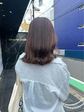 ミディアム カラー 似合わせヘア🫶🏻 つきいてるみのヘアスタイル