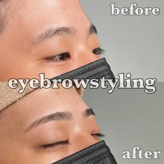 メンズ アイブロウ MODE'Ks 那覇 ウネソコのヘアスタイル