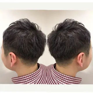 ショート カラー メンズ yui .のヘアスタイル