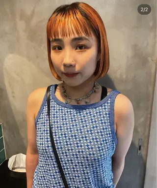 ショート カラー 似合わせカット✂︎ りょお🫧のヘアスタイル