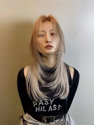 セミロング カラー 🧡色落ちまで2度 楽しめる🧡ヨシキのヘアスタイル