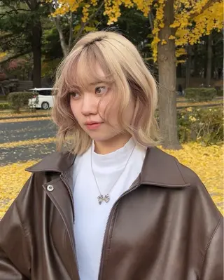 ショート W所属・ko toのヘアスタイル