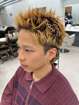 メンズ 🍐シャドウパーマ メンズ特化/守岡🍐のヘアスタイル