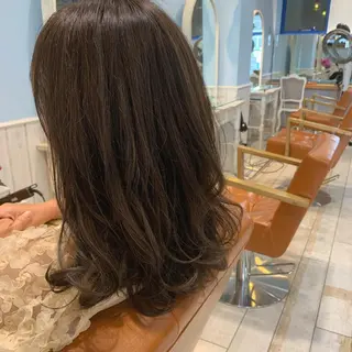 セミロング カラー メンズ 小林 永佳のヘアスタイル