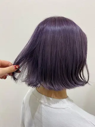 ミディアム カラー Ashanti 磯崎のヘアスタイル