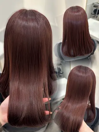 ロング カラー 🎀ちゃんりお🎀 /ブリーチなしカラーのヘアスタイル