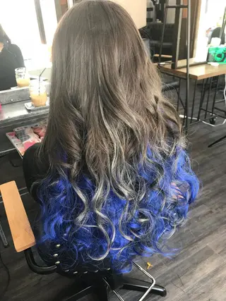 ロング カラー WEST OLAND 安藤のヘアスタイル