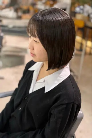 セミロング 菊地 紗矢のヘアスタイル