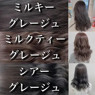 セミロング カラー ヘアアレンジ 韓国ヘア指名率 No. 1小堀京介のヘアスタイル