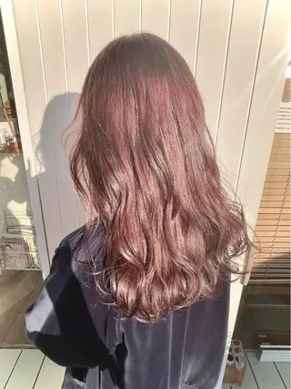 セミロング カラー 髪質改善✨️透明感カ ラー✧*。山下さいみのヘアスタイル