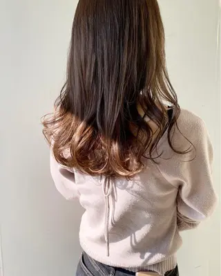 ミディアム 桑原 菜摘のヘアスタイル