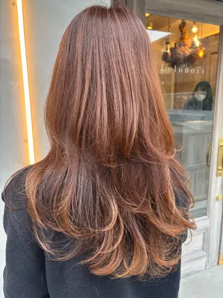 ロング 藤戸 美のヘアスタイル