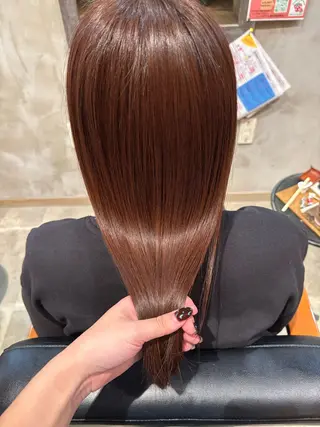 ロング 似合わせレイヤー/ Wカラー🧸こころのヘアスタイル