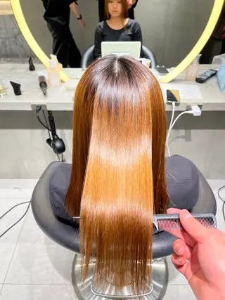 ロング パーマ ショート/レイヤー 髪質改善/加納のヘアスタイル