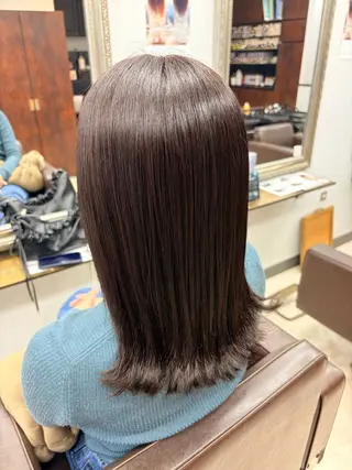 セミロング カラー 産休の為お休みです! 小島凜のヘアスタイル