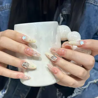 ネイル MoMoA Nail ネイル長さ出し専門店のネイルデザイン