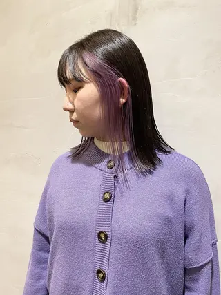 ミディアム カラー ANGELICA 近鉄奈良店のヘアスタイル