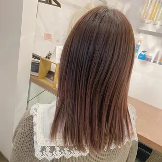 セミロング 髪質改善特化 安東駿介のヘアスタイル