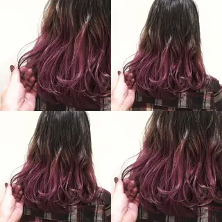 ロング カラー パーマ 代表🎀 ふわモテ愛 され髪🩷yumiのヘアスタイル