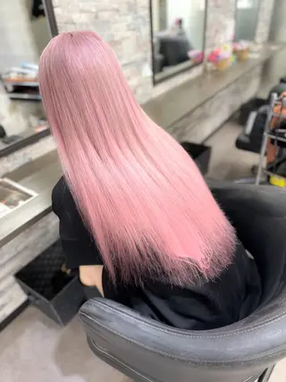 ロング カラー ハイトーンエクステ 🎩カズキ🎩のヘアスタイル