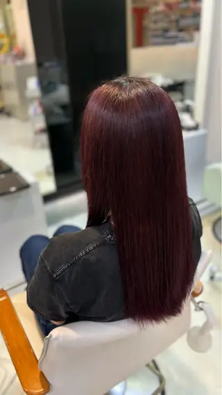 ロング カラー 東 美咲のヘアスタイル