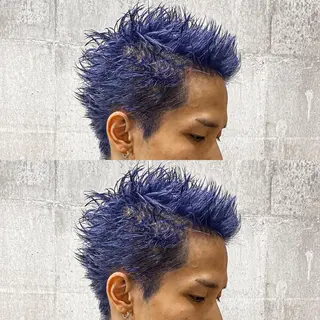 ショート カラー メンズ 高橋 宏輔のヘアスタイル