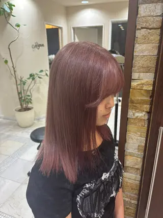 ミディアム 【暖色ハイトーン】 HARUNA🌼のヘアスタイル