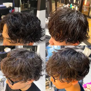 パーマ メンズ レディースモデル募集 無料/田中海斗のヘアスタイル