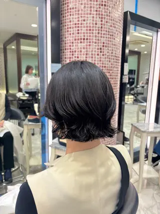ミディアム パーマ ボブパーマ 🌷ヨシカワハナコのヘアスタイル